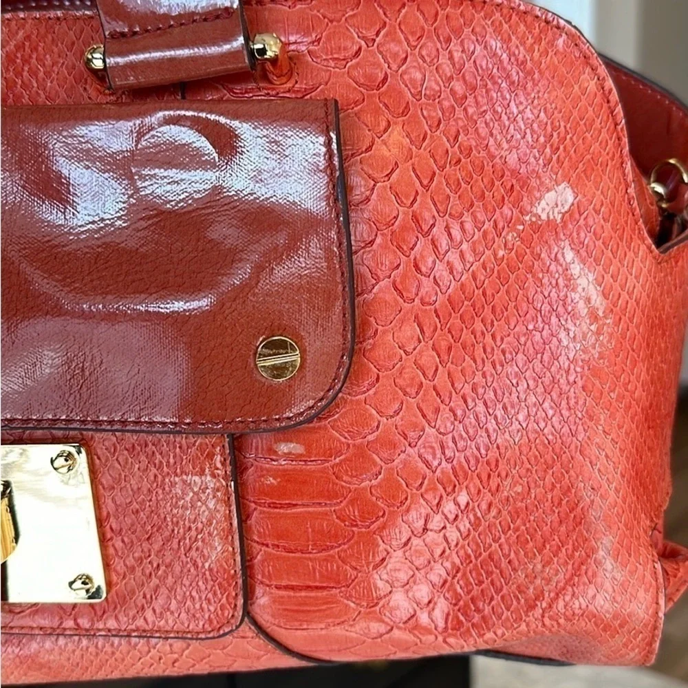 Jessica Simpson Croc Handbag | Orange